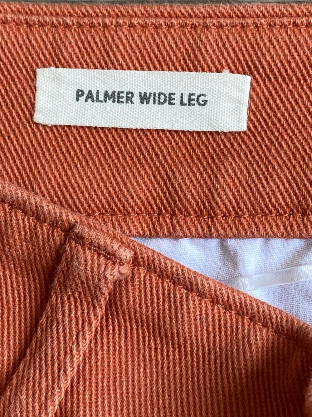 LOFT Outlet Palmer Wide Leg Crop Pants Size 12 Terra Cotta Orange - Picture 8 of 12